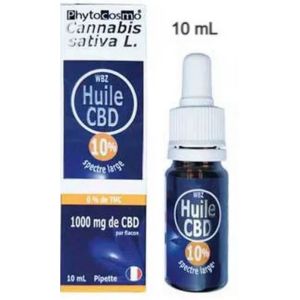 WBZ Huile CBD 10% Broad Spectrum 10 ml