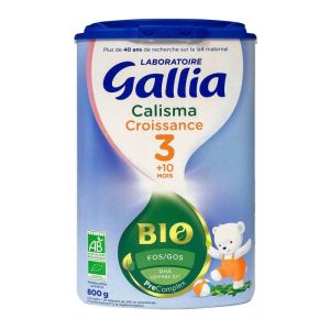 Calisma bio 3 lait croissance 800g - 3x400 g