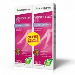 Veinoflux - Gel Jambes Légères - 2 x 150 ml