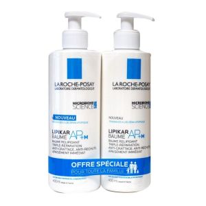 Lipikar AP+M - Baume relipidant corps - 2 x 400 ml