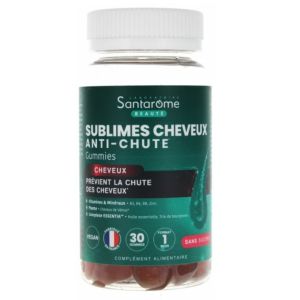 Sublimes Cheveux Anti-Chute Goût Pêche 30 Gummies