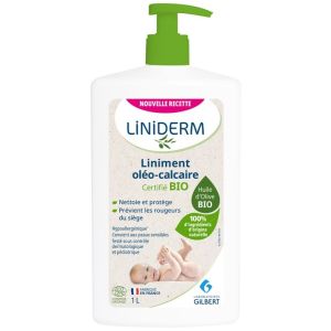 Liniderm Liniment Oléo-Calcaire Bio Flacon-Pompe 1L