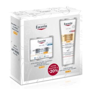 Hyaluron-Filler + Soin de jour 3X Effect SPF 30 + Crème mains anti-âge SPF 30 125 ml