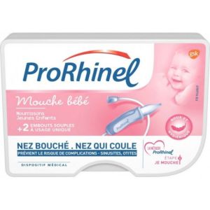 ProRhinel Mouche Bébé + 2 embouts souples jetables