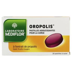 Oropoli fruits rouges 20 pastilles