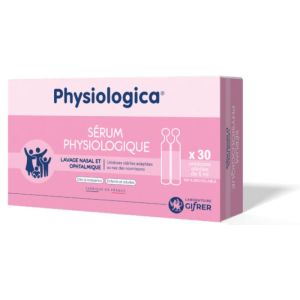 Sérum physiologique en unidoses stériles