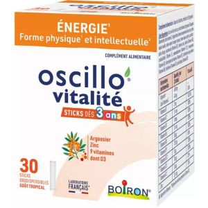 Oscillo'Vitalité Enfants 30 sticks orodispersibles