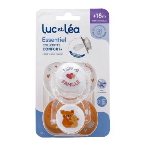 Essentiel Duo Sucettes anatomiques +18 mois - lot de 2