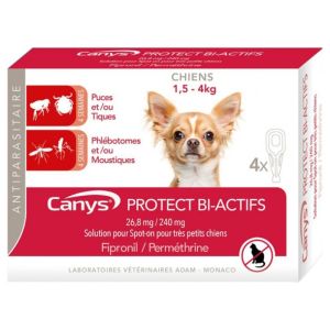 Protect Bi-Actifs Solution pour Spot-on Chiens 4 Pipettes