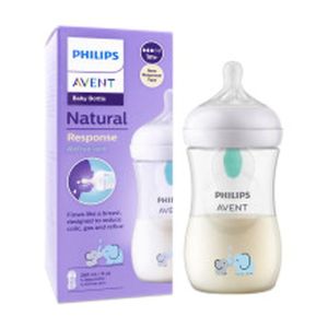 Natural Response Biberon AirFree éléphant 260 ml 1m+