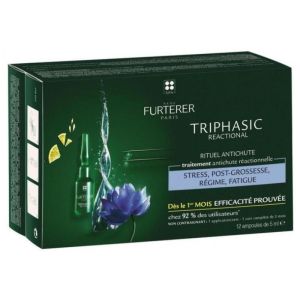 Triphasic Reactional traitement anti-chute 12 x 5 ml
