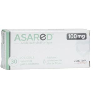 Asared Acide acétylsalicylique 100 mg