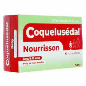 Suppositoires Coquelusédal Nourrisson - 10 unités