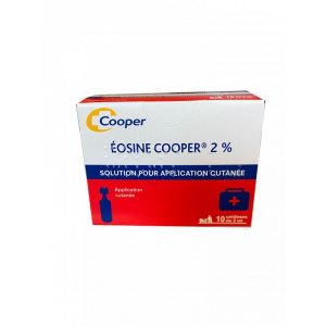 Eosine Cooper 2% - Solution pour Application Cutanée - 10x 2ml