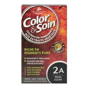 Color & Soin coloration permanente - 2A brun azuré