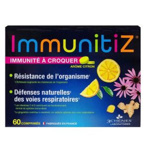 Immunitiz résistance de l'organisme - 60 comprimés citron