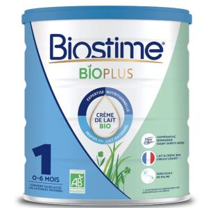 Biostime lait Sn-2 bio plus 1er âge de 0 à 6 mois 800 g