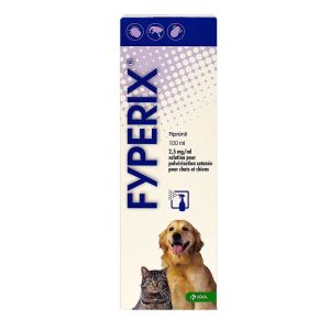 Fyperix 2,5mg/ml pulvérisation chats & chiens
