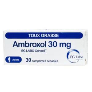 Ambroxol 30mg 30 comprimés sécables