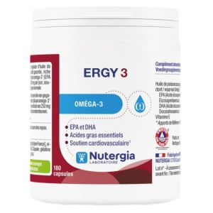 Ergy 3 180 Capsules
