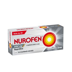 Nurofen 200mg Ibuprofène 30 comprimés enrobés