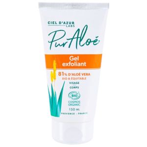 Gel Exfoliant à l'Aloe Vera 81% Bio 150 ml