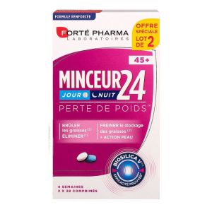 Minceur 24 jour & nuit 45+ - 2x28 gélules
