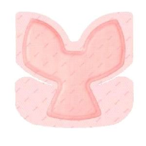 Allevyn Gentle Border Heel 23X23Cm Bte10