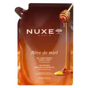 Recharge gel lavant surgras visage et corps 400 ml