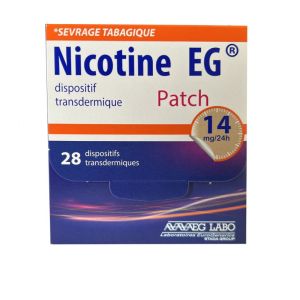 Nicotine EG - 14mg/24h - 28 dispositifs transdermiques