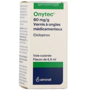 Onytec 80 mg/g Vernis à Ongles Médicamenteux 6.6ml