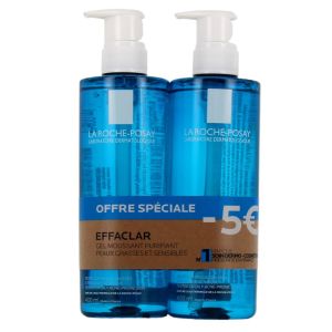 Effaclar Gel Moussant Purifiant 2X400ml