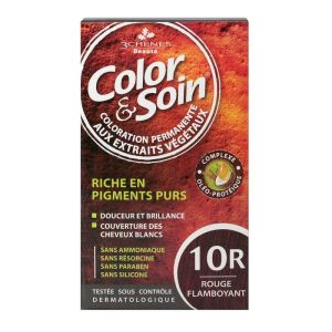 Color & Soin coloration permanente 10R rouge flamboyant