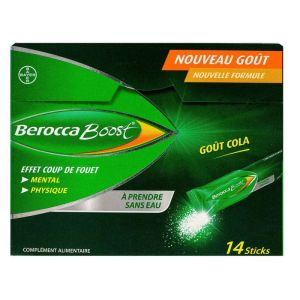 BeroccaBoost goût cola 14 sticks