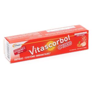 Vitascorbol C1000 goût abricot - 20 comprimés