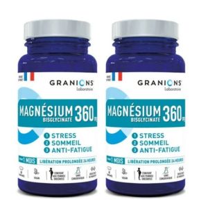 Magnésium 2x60 comprimés Stress Sommeil Fatigue