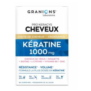 Pro Keracys Cheveux Kératine 90 Comprimés