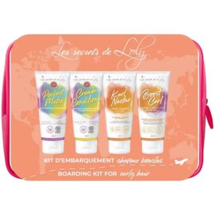 Trousse voyage cheveux bouclés