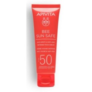 Bee Sun Crème Visage Defense Anti-tache & Anti-âge SPF50 - 50ml