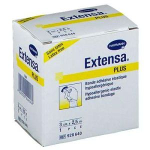 Extensa Bde 3Cmx2.5M Adh Elast Blanc