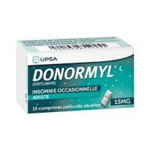 Donormyl 10 comprimés sécables 15mg