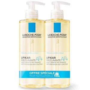 Lipikar AP+ - Huile lavante - 2 x 400 ml