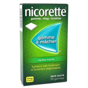 4mg menthe fraîche - 30 gommes