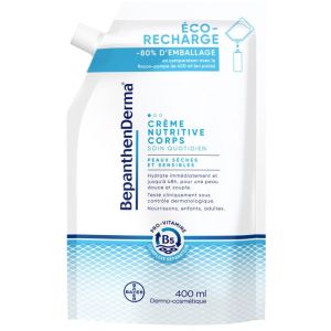 BepanthenDerma - Crème Nutritive Corps Éco-Recharge - 400ml