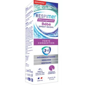 Décongestion Bébé Spray Nasal 3en1 100 ml