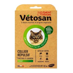 Vétosan collier répulsif chat 32cm