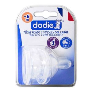 Dodie Garçons Lot De 3 Biberons Anti-Colique Sensation plus, Garçon, 330  ml, +6 Mois, Tétine Plate, Débit 3, Bleu Pastel, 3 Unité (Lot de 1)