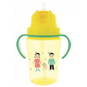 Tasse Paille 18 Mois+ - 350 ml - Jaune