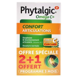 Phytalgic Oméga C+ Confort Articulations Lot de 3 x 60 Capsules