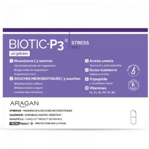 Biotic P3 Stress Pro - 40 gélules